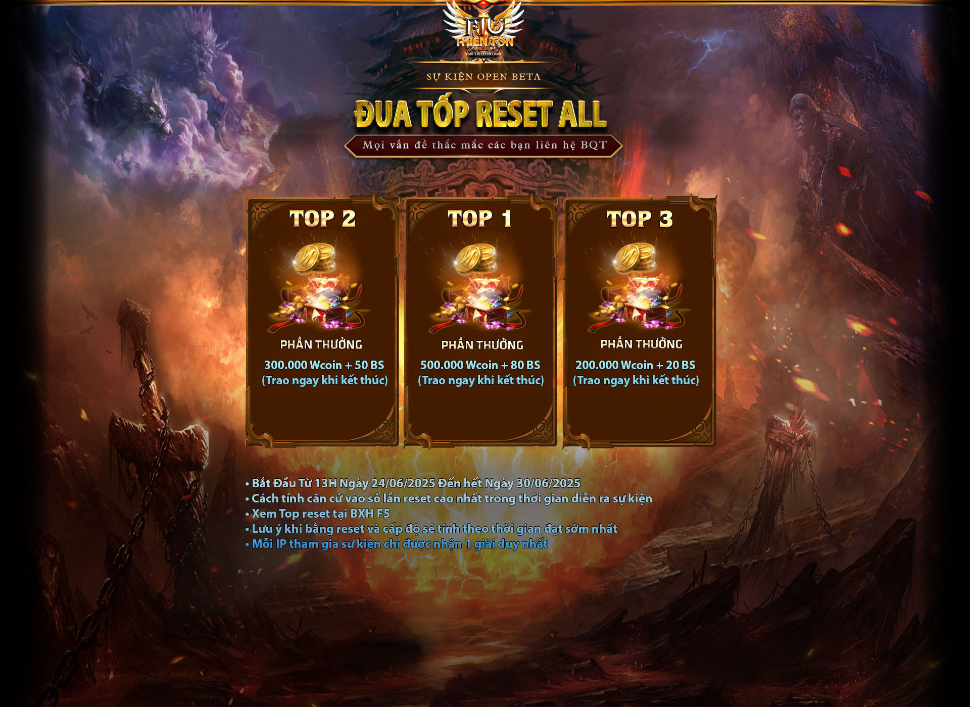 Reset open